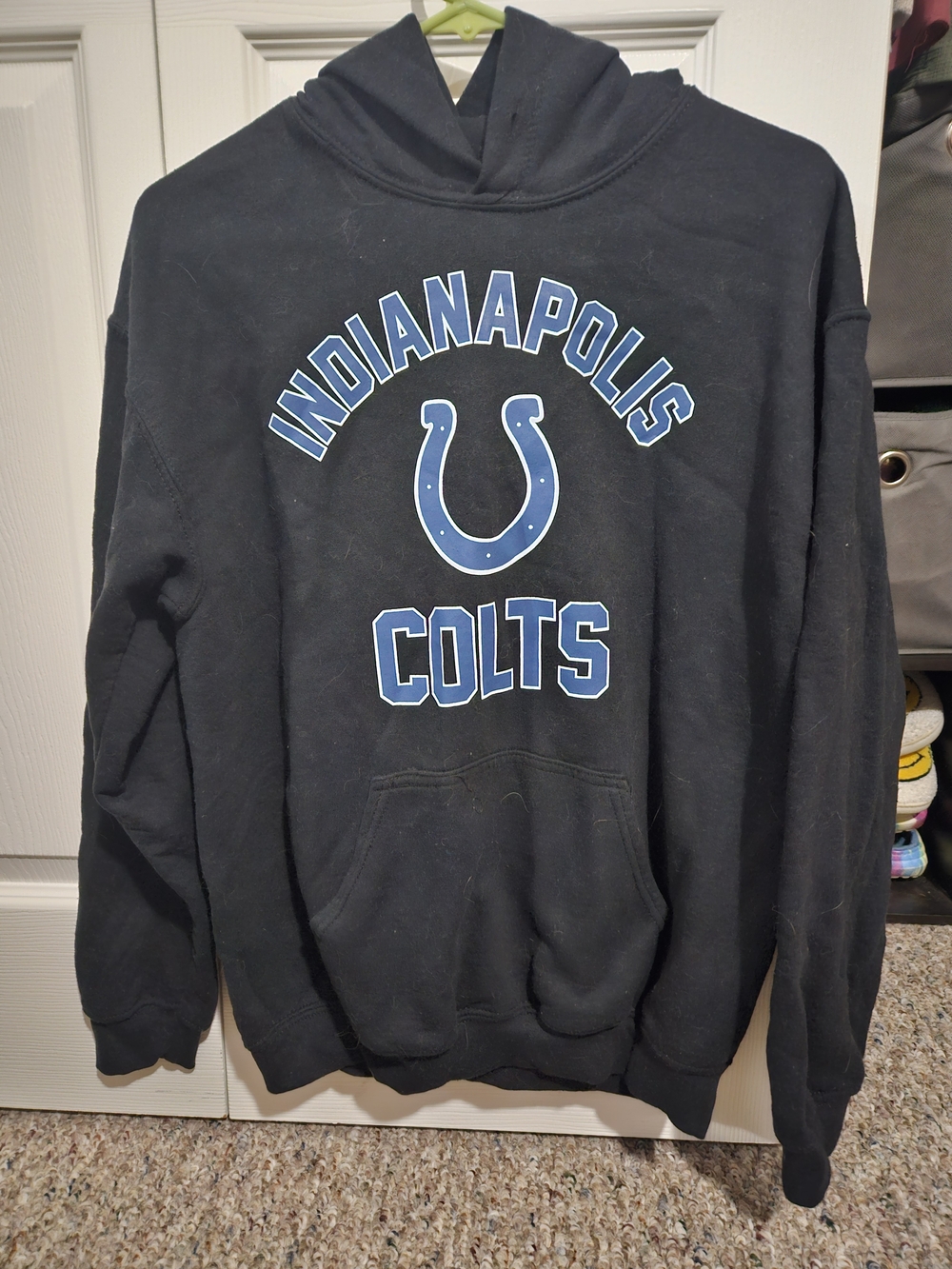 NFL Black Hoodie with White Logo